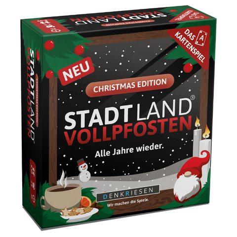 DENKRIESEN - STADT LAND VOLLPFOSTEN® - Das Kartenspiel – CHRISTMAS EDITION - "Alle Jahre wieder." - Denis Görz, Ricardo Barreto