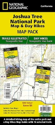 Joshua Tree Day Hikes and National Park Map [Map Pack Bundle] Map -  National Geographic Maps