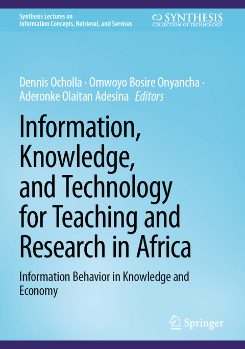 Information, Knowledge, and Technology for Teaching and Research in Africa - 