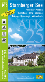 ATK25-P10 Starnberger See (Amtliche Topographische Karte 1:25000) - 