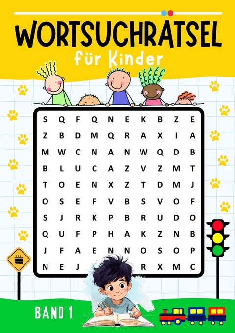 Wortsuchrätsel für Kinder - BAND 1 -  Kindery Verlag