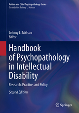 Handbook of Psychopathology in Intellectual Disability - Matson, Johnny L.