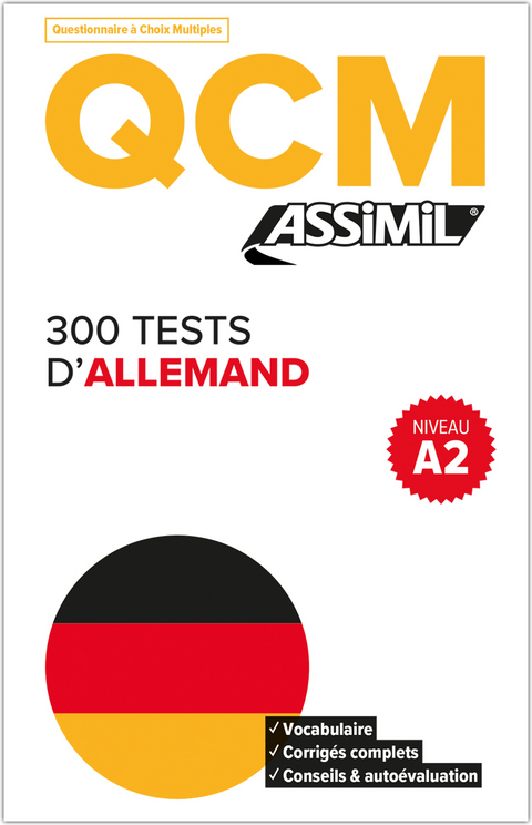 QCM 300 Tests D'Allemand, niveau A2 - Bettina Schodel Amirkhosrovi