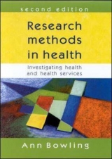 Research Methods in Health - Bowling, Ann