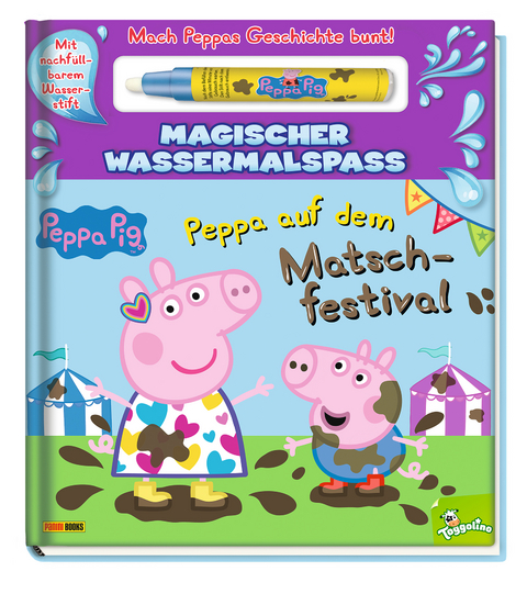 Peppa Pig: Peppa auf dem Matschfestival - Magischer Wassermalspaß -  Panini