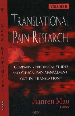 Translational Pain Research - 