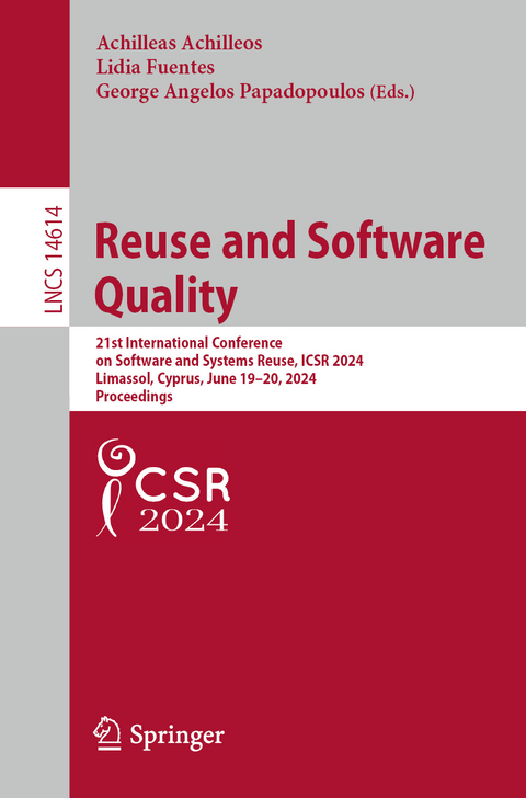 Reuse and Software Quality - 