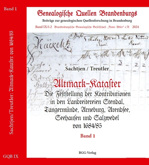 Altmark-Kataster 1684/85 - Rüdiger Sachtjen, Gerd-Christian Th. Treutler