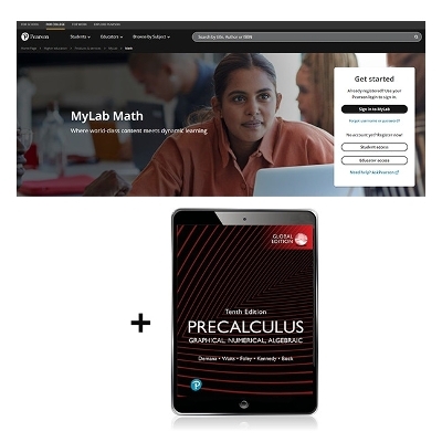 Precalculus: Graphical, Numerical, Algebraic, Global Edition -- MyLab Math with Pearson eText - Franklin Demana, Bert Waits, Gregory Foley, Daniel Kennedy, David Bock