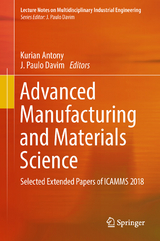 Advanced Manufacturing and Materials Science - 