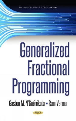 Generalized Fractional Programming - Gaston M N'Guerekata