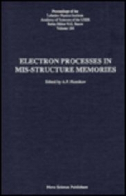 Electron Processes in MIS-Structures - 