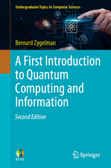 A First Introduction to Quantum Computing and Information - Zygelman, Bernard