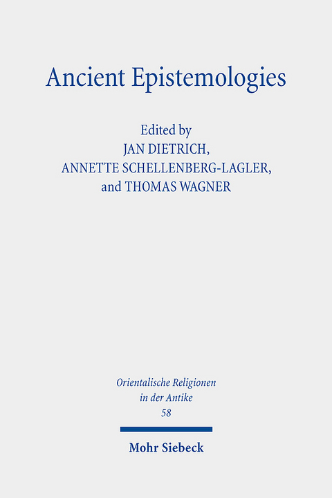 Ancient Epistemologies - 