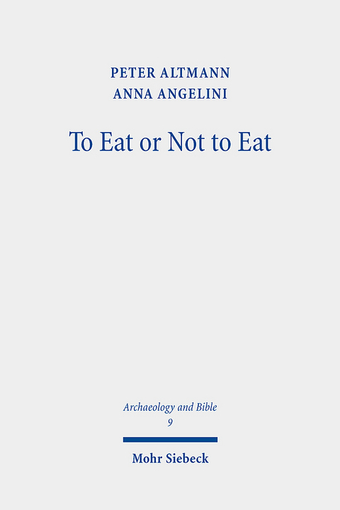 To Eat or Not to Eat - Peter Altmann, Anna Angelini