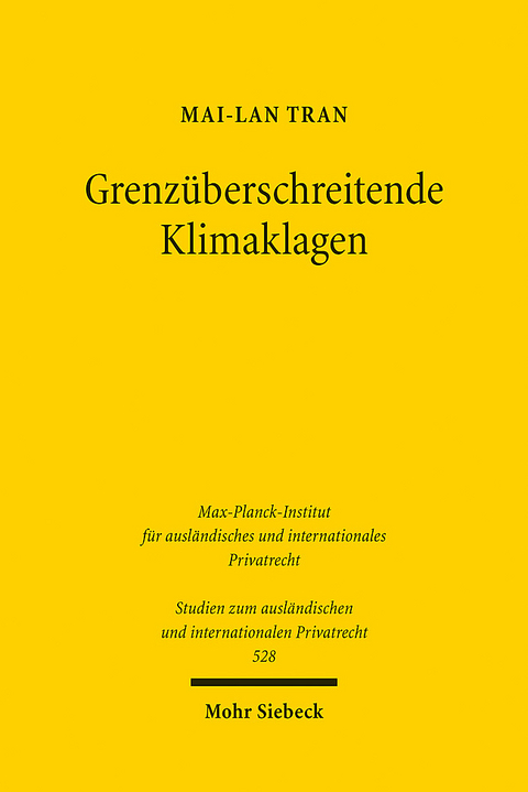 Grenzüberschreitende Klimaklagen - Mai-Lan Tran