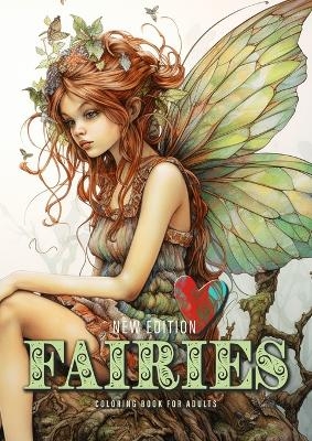 Fairies whimsical Coloring Book for Adults New Edition - Monsoon Publishing