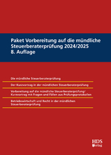 Paket Vorbereitung auf die mündliche Steuerberaterprüfung 2024/2025 - Arno Barzen, Harald Dauber, Christiane Holzner, Thomas Fränznick, Uwe Grobshäuser, Jörg W. Hellmer, Lukas Hendricks, Andre Kaponig, Christoph Voos, Jens Kollmar, Klaus Pientka, Rolf-Rüdiger Radeisen, Anja Herzberg, Christian Michel, Christian Mirbach, Mirko Neufang, Michael Schäfer