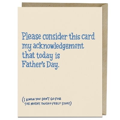 6-Pack Em & Friends Father’s Day Acknowledgment Card -  Em &  Friends