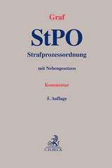 Strafprozessordnung - Graf, Jürgen