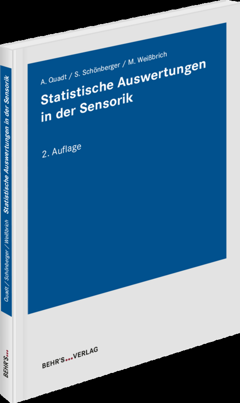 Statistische Auswertungen in der Sensorik - Alexander Quadt, Stefanie Schönberger, Maren Weißbrich