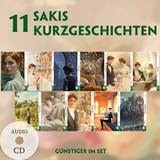 11 Sakis Kurzgeschichten (11 Bücher + Audio-CDs) - Frank-Lesemethode - Kommentierte zweisprachige Ausgabe Englisch-Deutsch - Hector Hugh Munro (Saki)