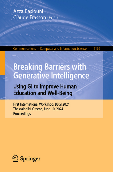 Breaking Barriers with Generative Intelligence. Using GI to Improve Human Education and Well-Being - 