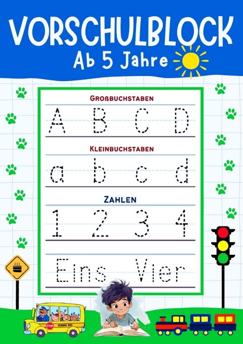 Vorschulblock ab 5 jahre -  Kindery Verlag