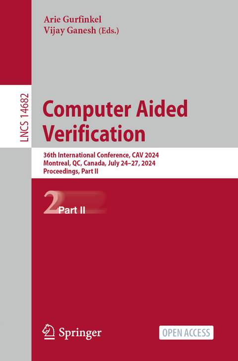 Computer Aided Verification - 