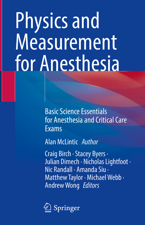 Physics and Measurement for Anesthesia - 