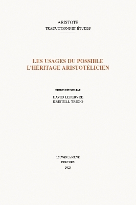 Les usages du possible - 