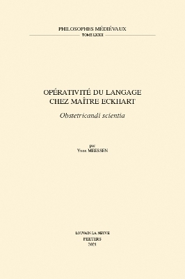 Opérativité du langage chez Maître Eckhart - Y. Meessen