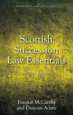 Succession Law Essentials -  Frankie McCarthy,  Duncan Adam