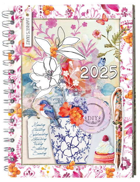 Daphne's Diary - Taschenkalender 2025