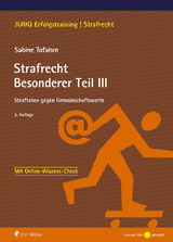 Strafrecht Besonderer Teil III - Sabine Tofahrn