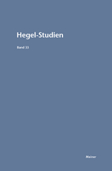 Hegel-Studien Band 33 - Nicolin, Friedhelm; Pöggeler, Otto