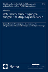 Unternehmensübertragungen auf gemeinnützige Organisationen - Julia Kühn