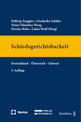 Handbuch Schiedsgerichtsbarkeit - Torggler, Hellwig; Schäfer, Friederike; Wong, Venus Valentina; Mohs, Florian; Wedl, Lukas