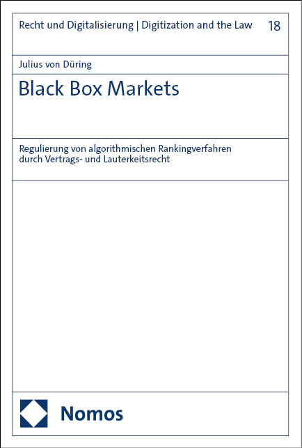 Black Box Markets - Julius von Düring