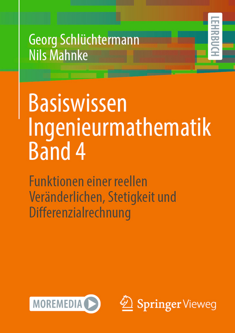 Basiswissen Ingenieurmathematik Band 4 - Georg Schlüchtermann, Nils Mahnke