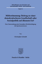 Mitbestimmung: Mehr Demokratie oder Sozialpolitik auf dünnem Eis? - Christopher Schmidt