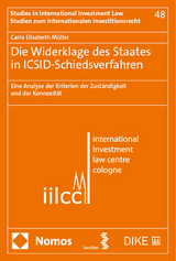 Die Widerklage des Staates in ICSID-Schiedsverfahren - Carla Elisabeth Müller