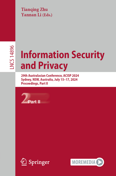 Information Security and Privacy - 