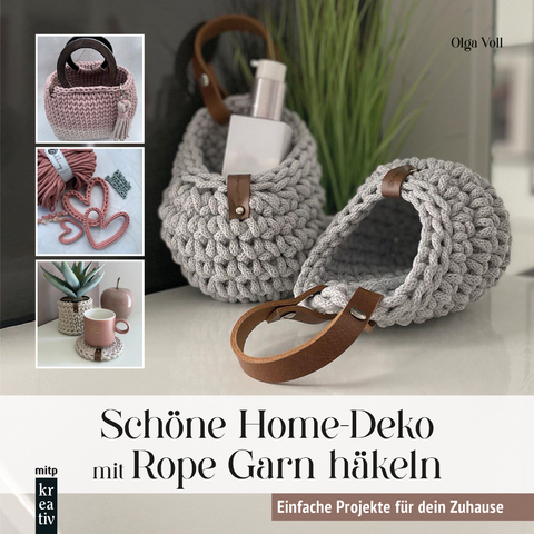 Schöne Home-Deko mit Rope Garn häkeln - Olga Voll