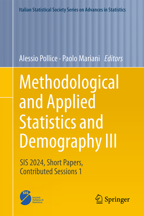 Methodological and Applied Statistics and Demography III - 