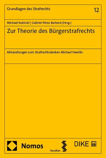 Zur Theorie des Bürgerstrafrechts - 