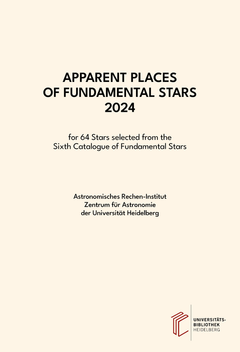 Apparent Places of Fundamental Stars ... / Apparent Places of Fundamental Stars 2024