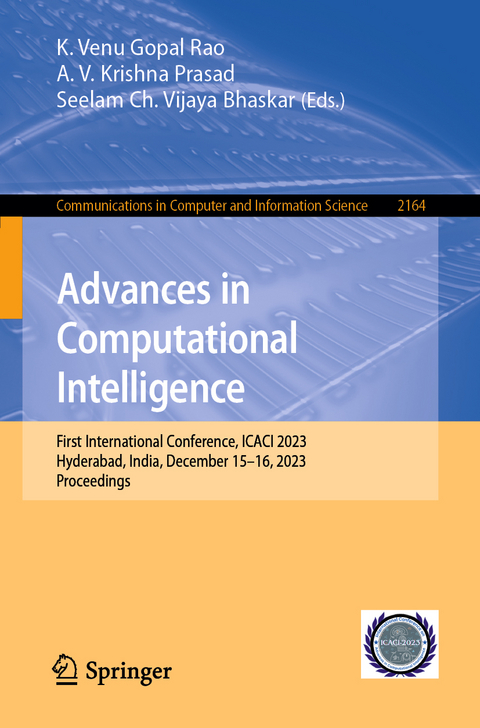 Advances in Computational Intelligence - 