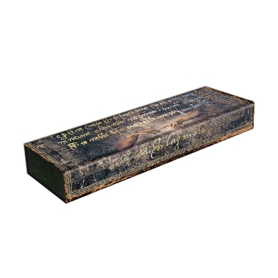 Michelangelo, Handwriting (Embellished Manuscripts Collection) Pencil Case (Wrap Closure) -  Paperblanks