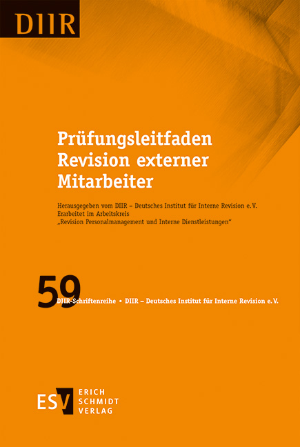 Prüfungsleitfaden Revision externer Mitarbeiter